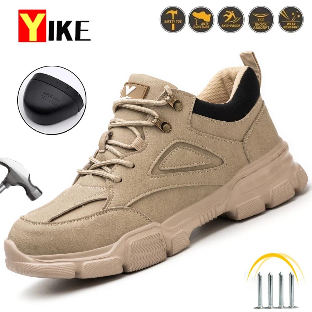 Male Safety Shoes Work Sneakers Indestructible Work Safety Boots Winter Shoes Men Steel Toe Shoes Sport Safty Shoes
